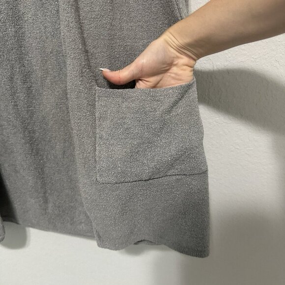 Natural Reflections Womens Small Cardigan Sweater Gray Long Sleeve Open Front - Picture 5 of 7